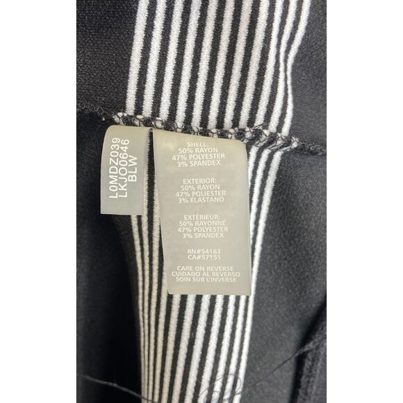 KARL LAGERFELD Paris Striped Logo Patch Dress with Pocket - Picture 9 of 9